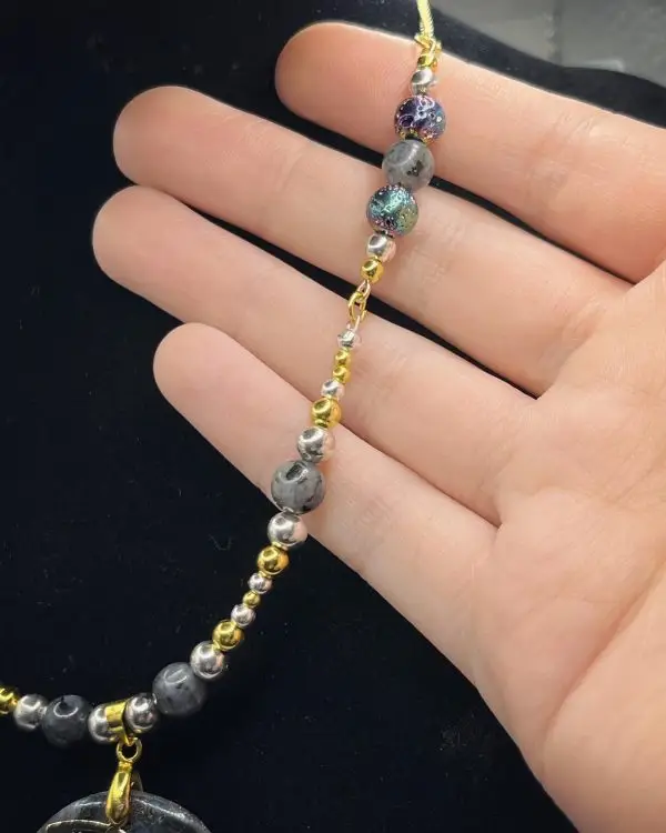 Labradorite Moon Necklace - Image 6