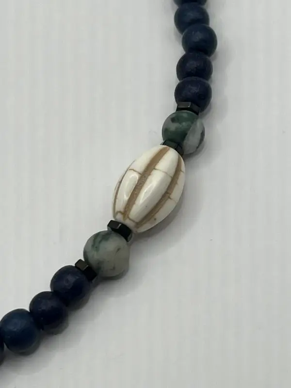 Men's Tree Agate Anchor Necklace - Image 7