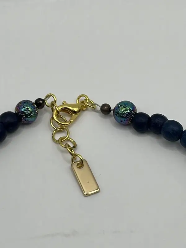 Men's Tree Agate Anchor Necklace - Image 8