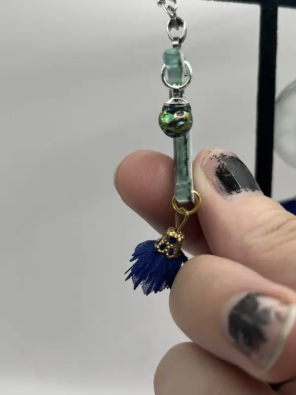 Crescent Moon Dangle Earrings - Image 7