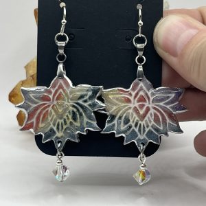 Swarovski Lotus Flower Earrings