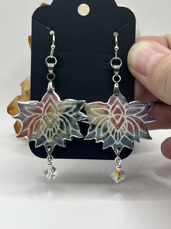 Swarovski Lotus Flower Earrings