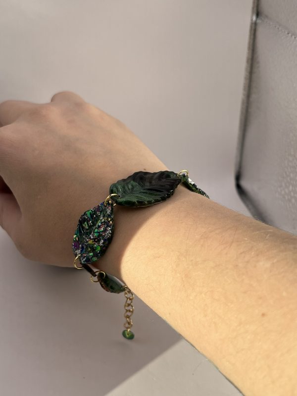 Green Leaves Bracelet - Image 9