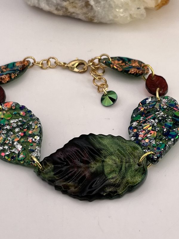 Green Leaves Bracelet - Image 5