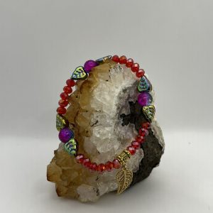 Fae Leaves Stretch Bracelet