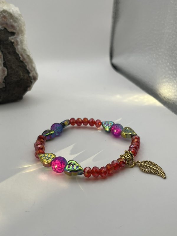 Fae Leaves Stretch Bracelet - Image 3