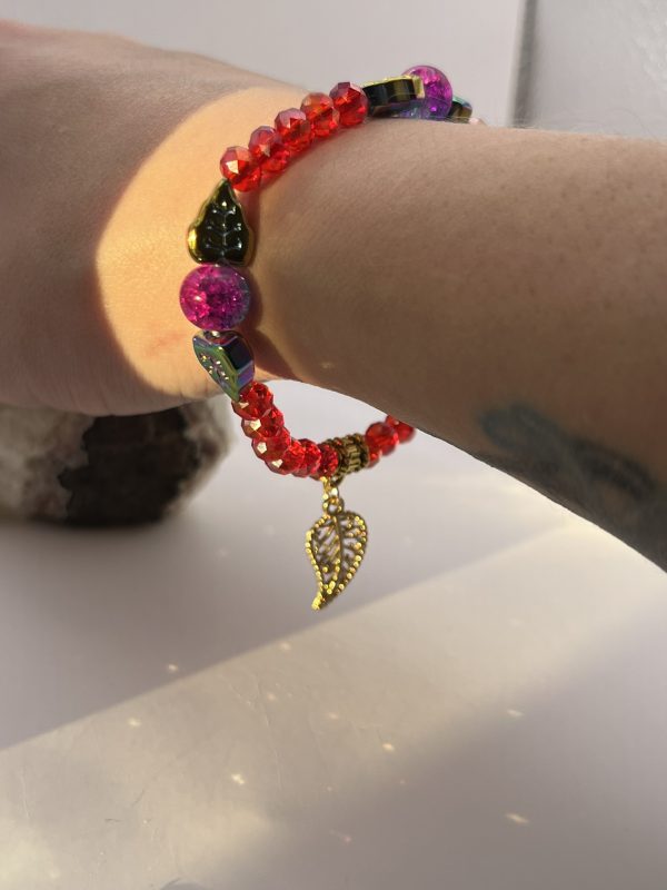 Fae Leaves Stretch Bracelet - Image 6