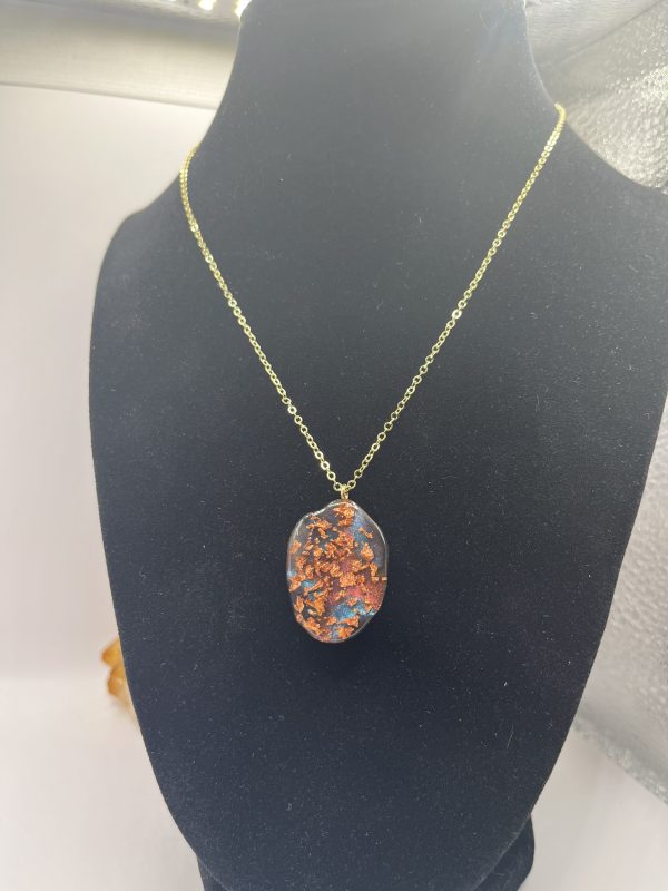 Two-Toned Gold Cat Eye Necklace - Image 2