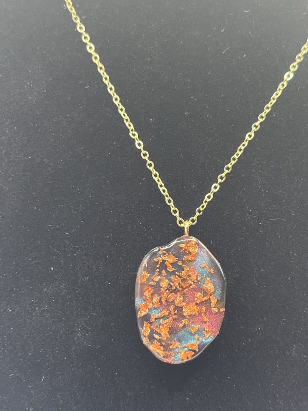 Two-Toned Gold Cat Eye Necklace - Image 3