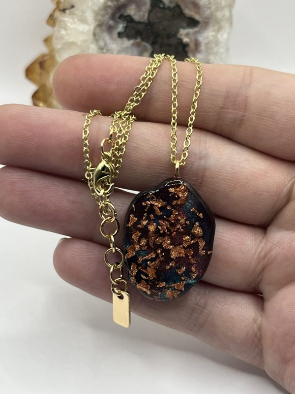 Two-Toned Gold Cat Eye Necklace