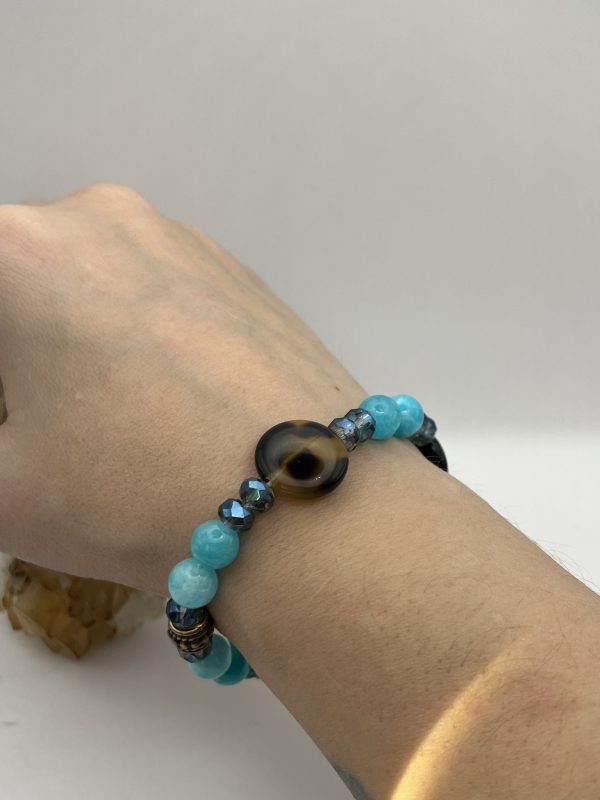 Blue Jadeite Bracelet - Image 3
