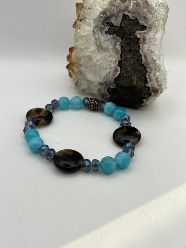 Blue Jadeite Bracelet - Image 4