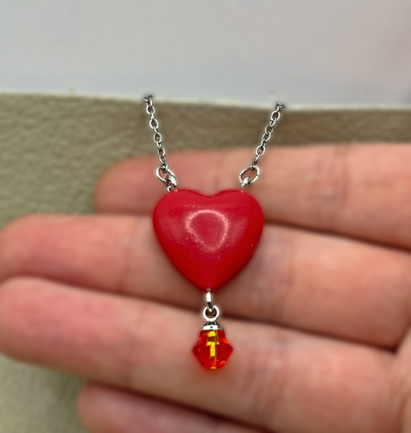Red Heart Necklace