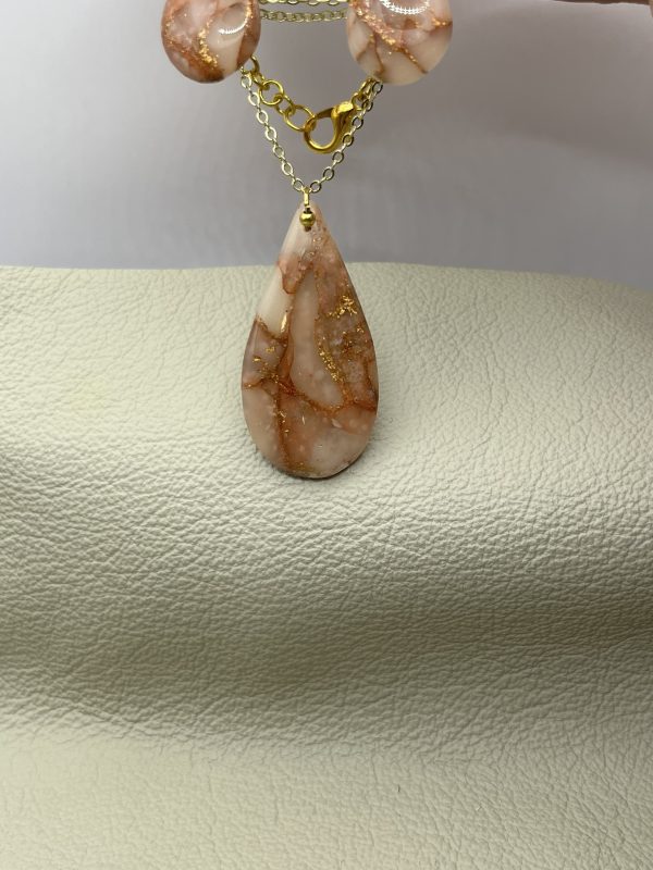 Faux Agate Teardrop Set - Image 4